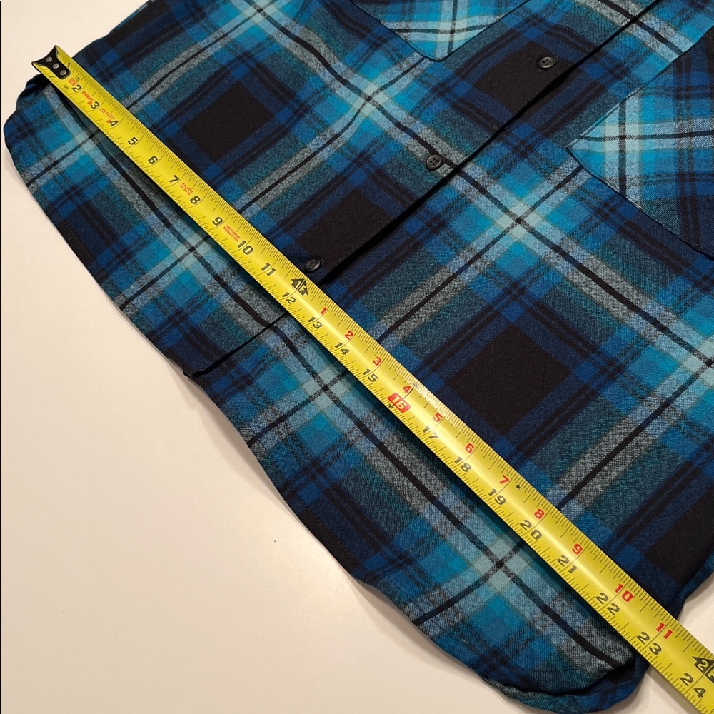Pendleton Piper‎ UltraLuxe Merino Wool Shirt Soft Short Cropped Pockets Washable - Picture 10 of 16